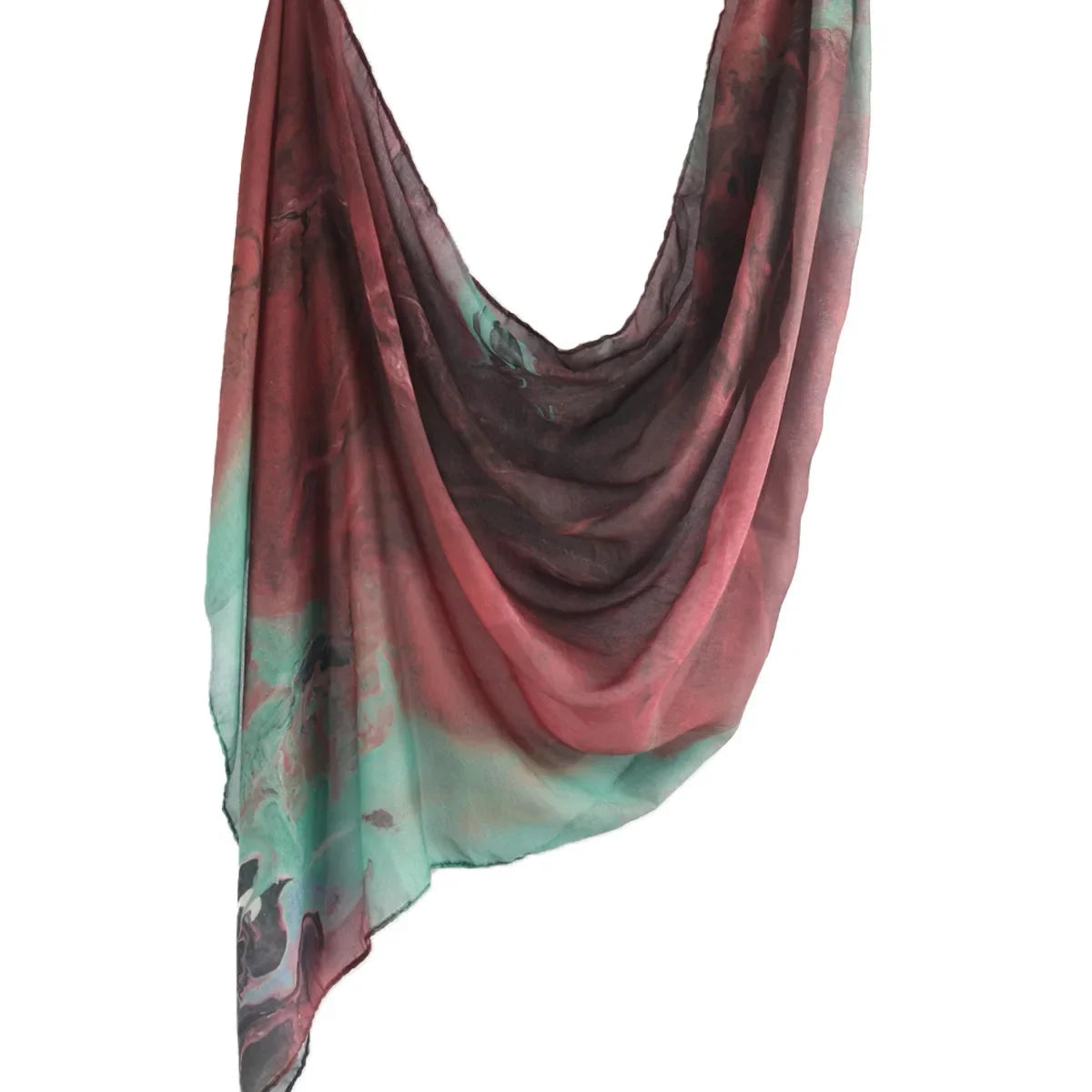 Watercolor Tie-Dye Cotton Hijab