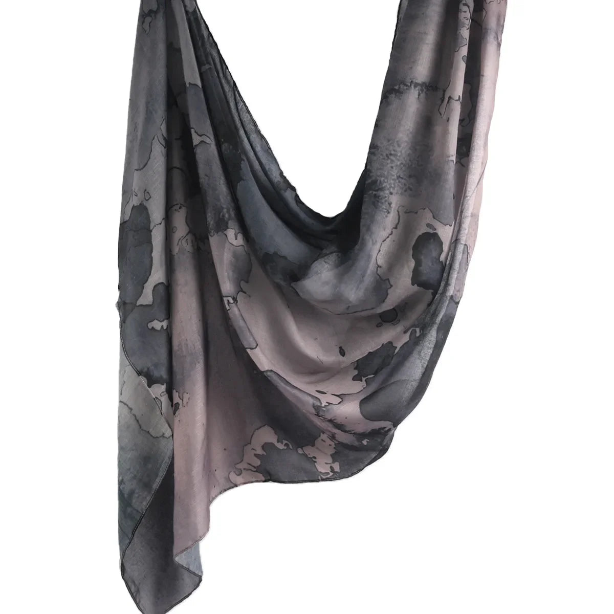 Watercolor Tie-Dye Cotton Hijab