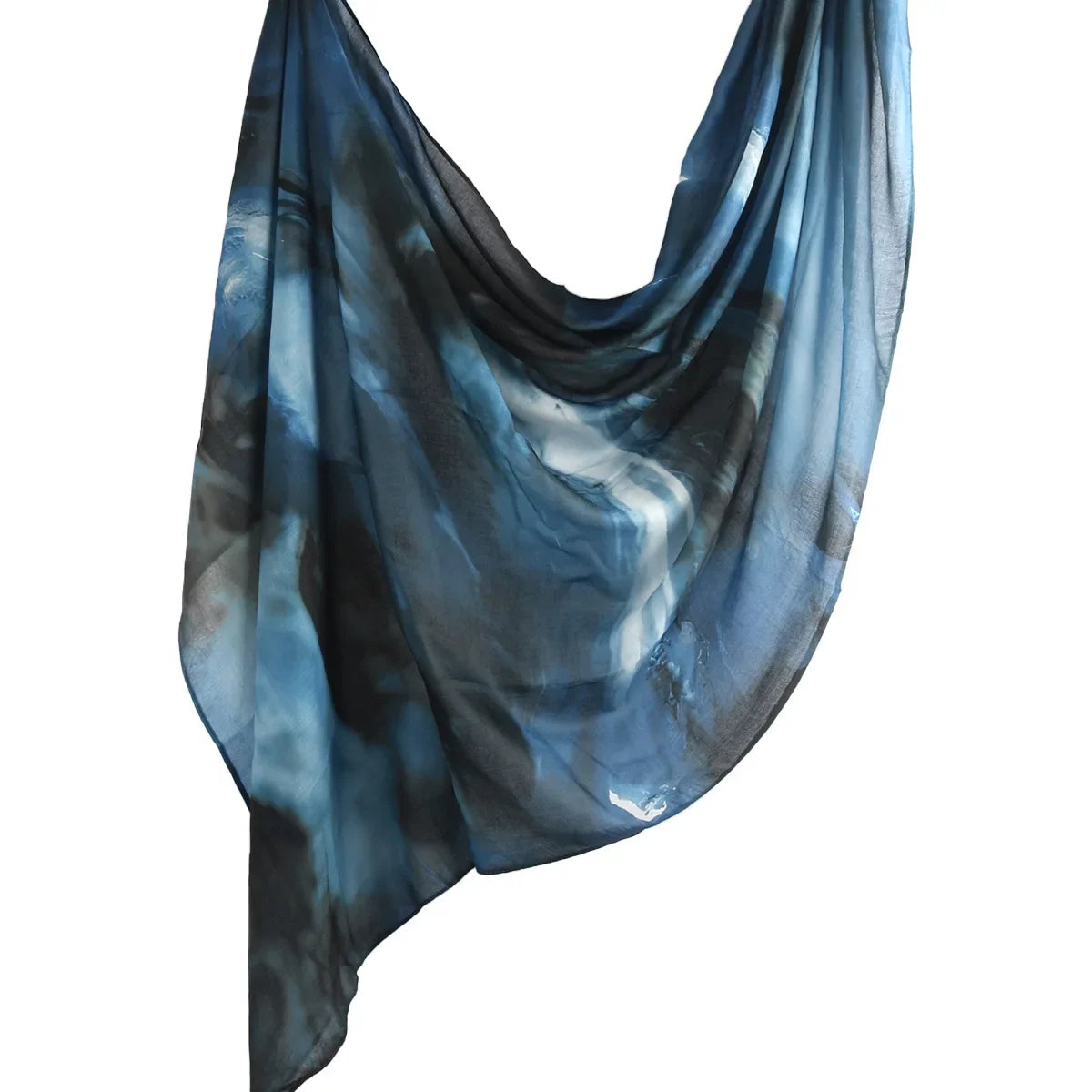Watercolor Tie-Dye Cotton Hijab