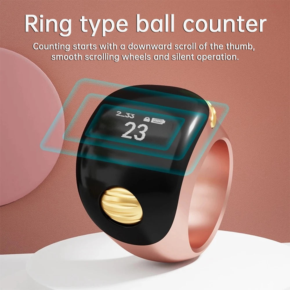 Noor OLED Zikr Smart Tasbeeh Ring
