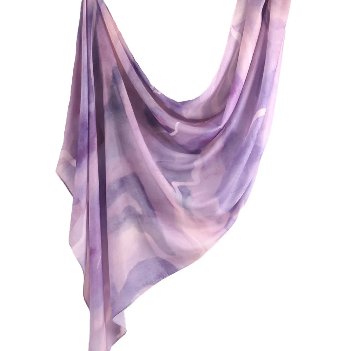 Watercolor Tie-Dye Cotton Hijab