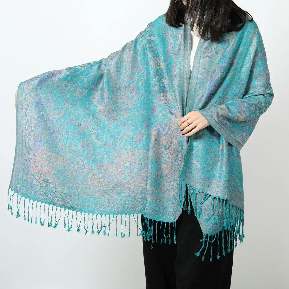LuxePrint Pashmina Hijab Shawl