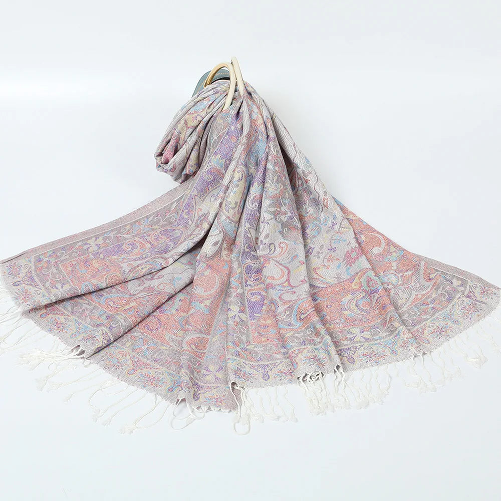 LuxePrint Pashmina Hijab Shawl