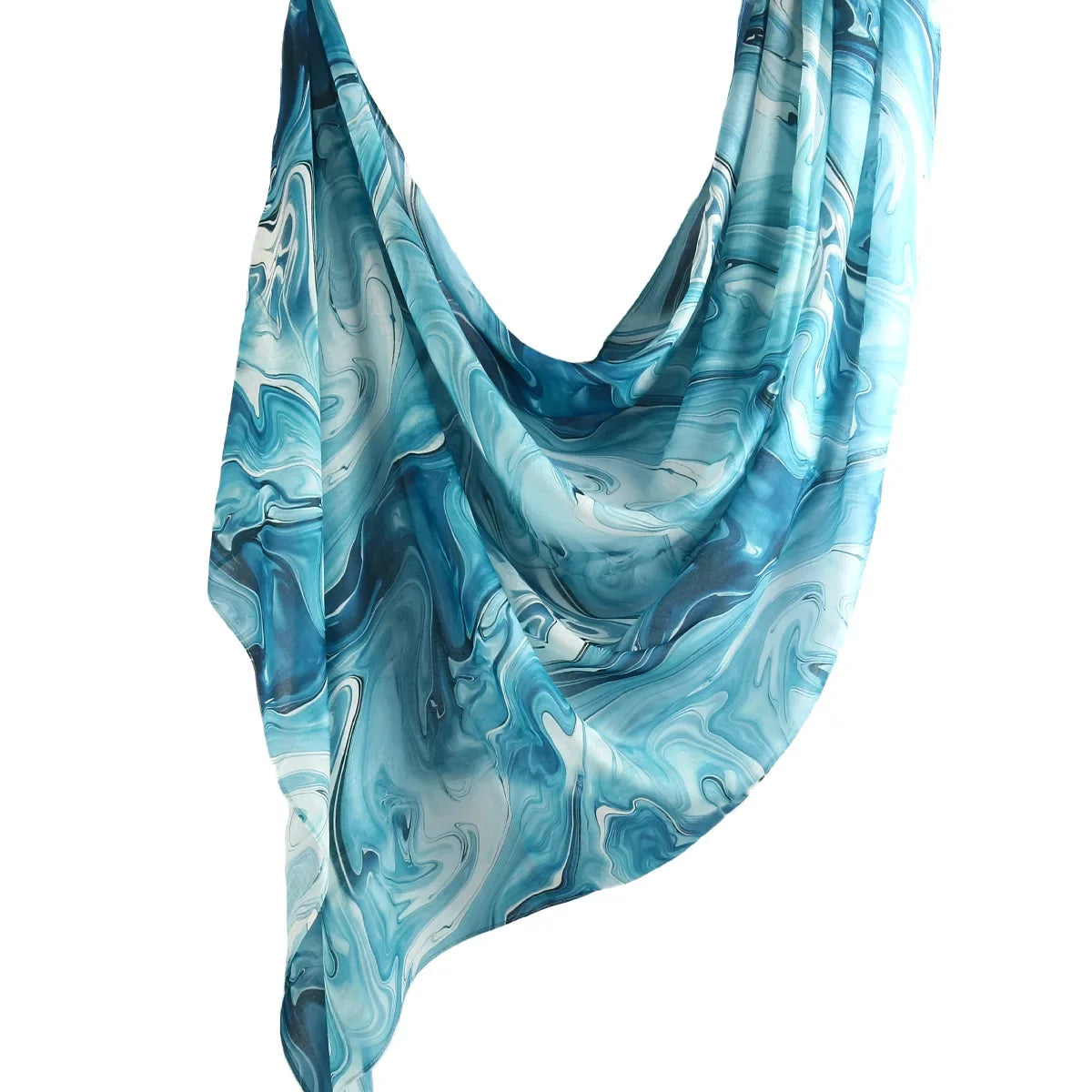 Watercolor Tie-Dye Cotton Hijab