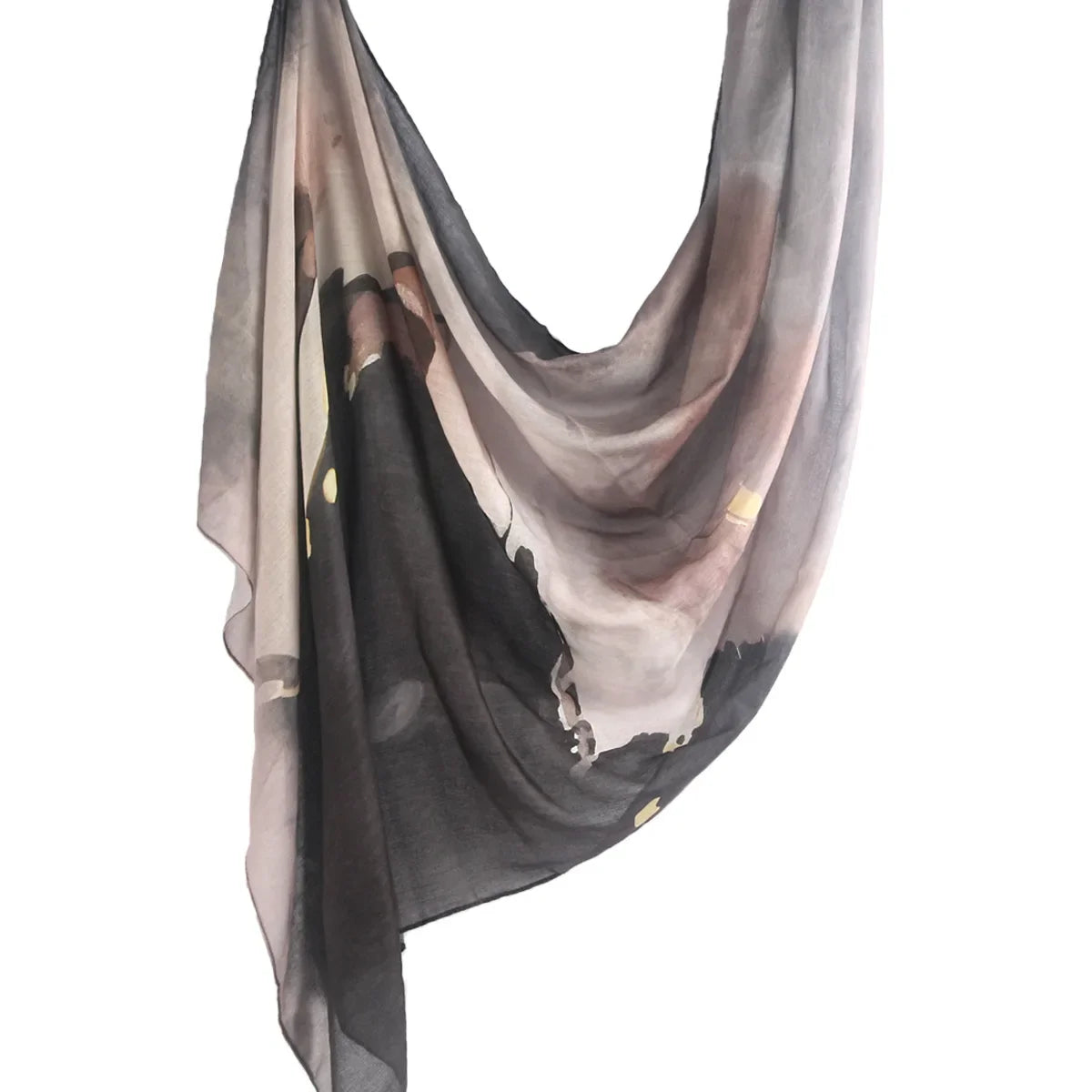 Watercolor Tie-Dye Cotton Hijab