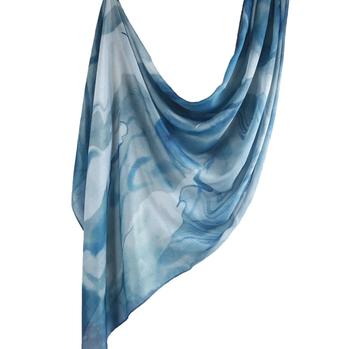 Watercolor Tie-Dye Cotton Hijab