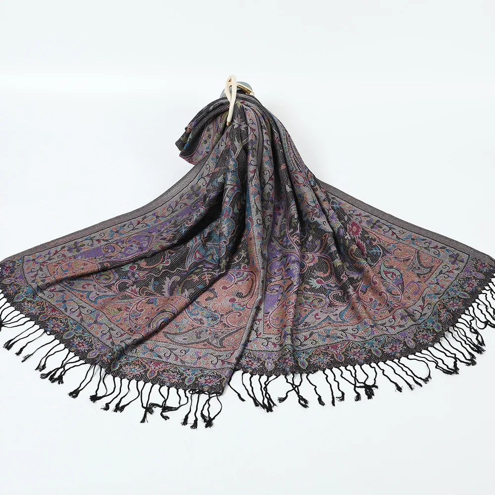 LuxePrint Pashmina Hijab Shawl