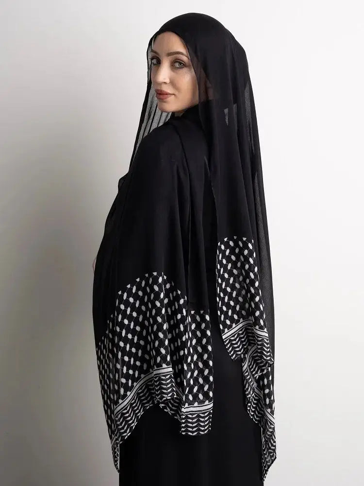 Kuffiyeh Breeze Chiffon Hijab