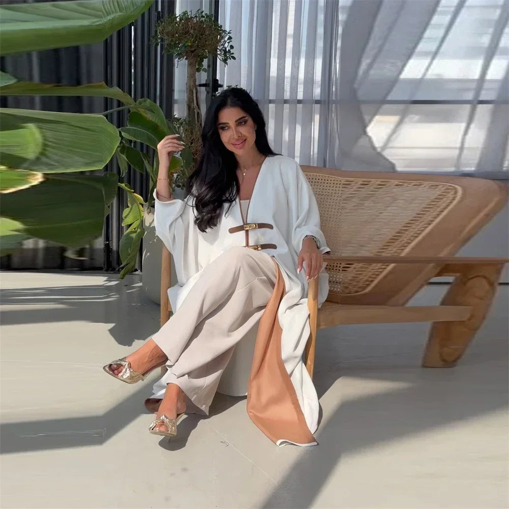 Desert Bloom Kimono Abaya