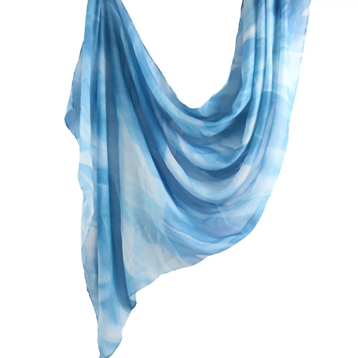 Watercolor Tie-Dye Cotton Hijab