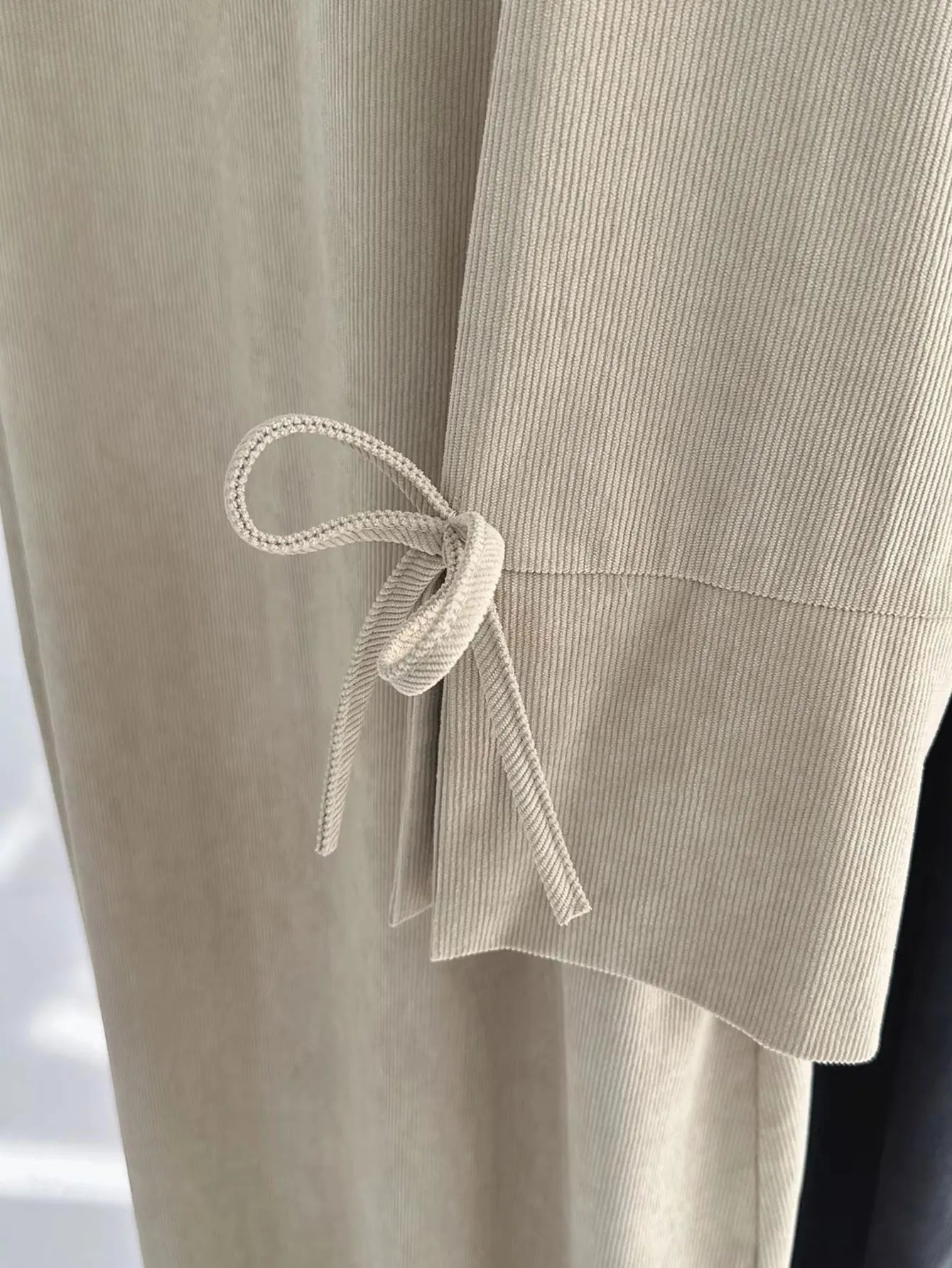 Velvet Dusk Corduroy Abaya Dress