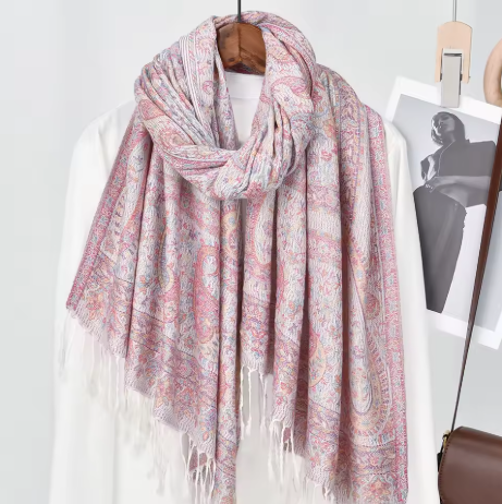 LuxePrint Pashmina Hijab Shawl
